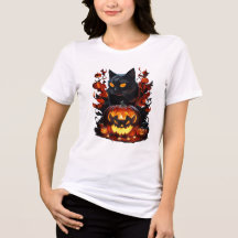 Hex, le T-shirt chat noir Halloween