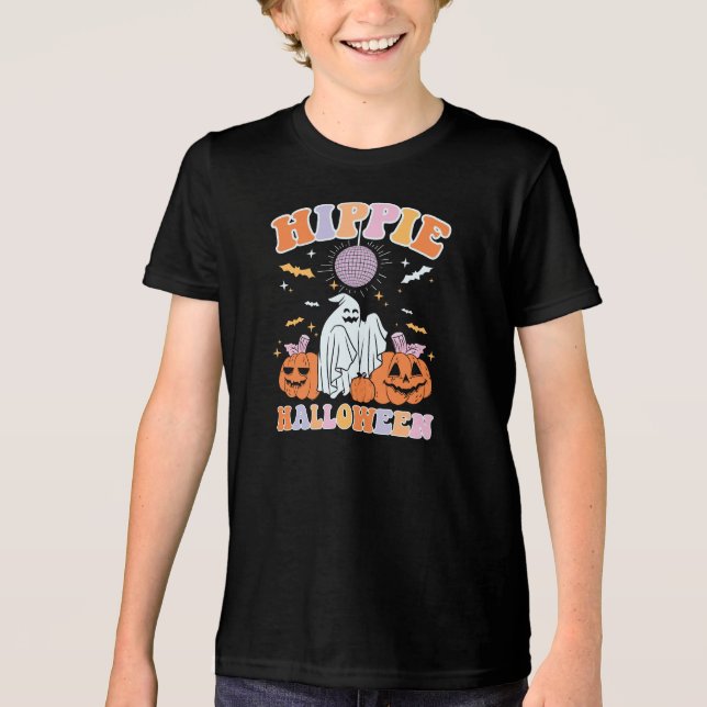 T-shirt En Tri-matière Hippie Halloween (Recto)