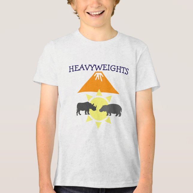 T-shirt En Tri-matière Hippo et Rhino (Recto)