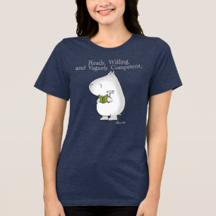 T-shirt En Tri-matière Hippo Vaguely Competent par Sandra Boynton