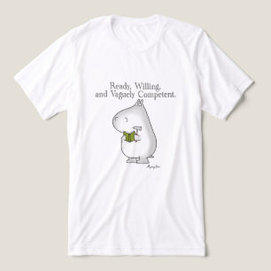 T-shirt En Tri-matière Hippo Vaguely Competent par Sandra Boynton