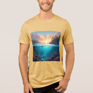T-shirt En Tri-matière histoire golfe d'amérique nouvelles lever du solei