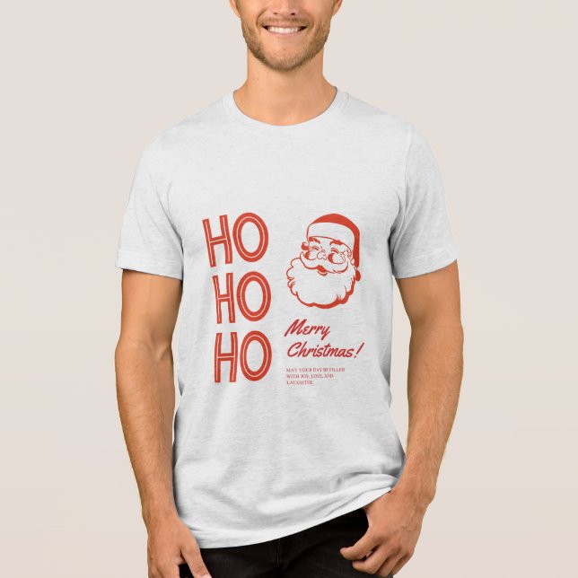 T-shirt En Tri-matière Ho ho ho ho ho ho ! Merry Christmas (Recto)