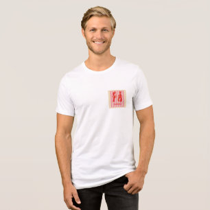 T-shirt En Tri-matière Homard Pop Bold Crustacés sur rayures de bonbon