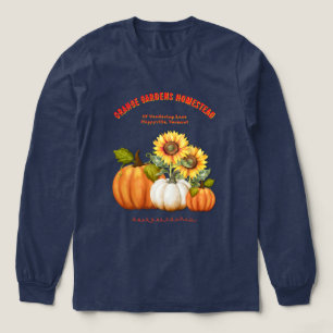 T-shirt En Tri-matière Homestead Sunflowers en Citrouille Automne