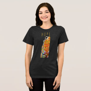 T-shirt En Tri-matière Hope II : Klimt's Art on Soft Tri-Blend Tee