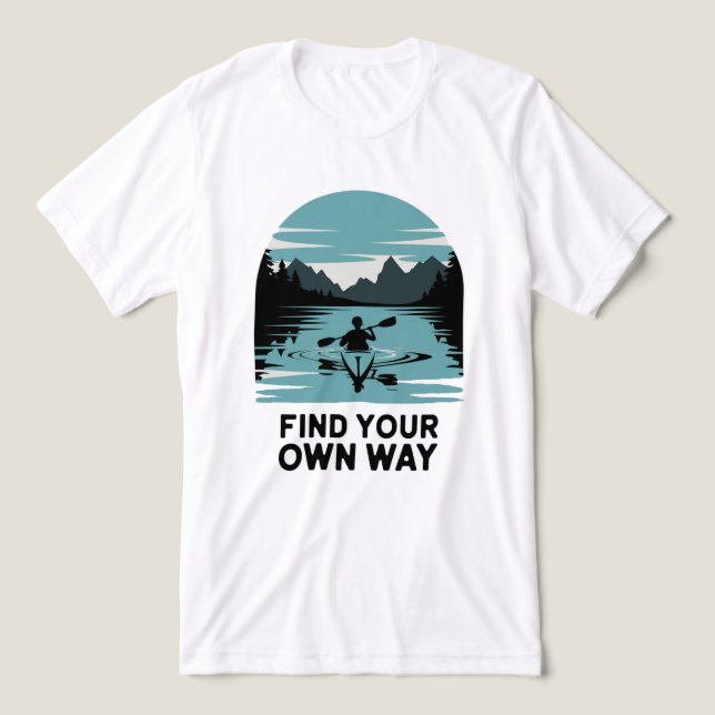 T-shirt En Tri-matière Horizon Paddler 02 (Design Recto)