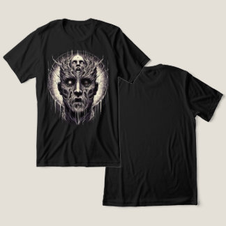 T-shirt En Tri-matière Horreur Eldritch : Crâne psychédélique & Racines A