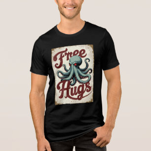 T-shirt En Tri-matière Hugs gratuits Octopus Tee - Huit Bras Adorable