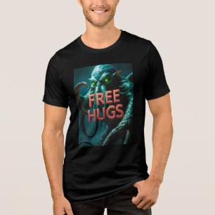 T-shirt En Tri-matière HUGS GRATUITS (Sanity Facultatif) Cthulhu Eldritch