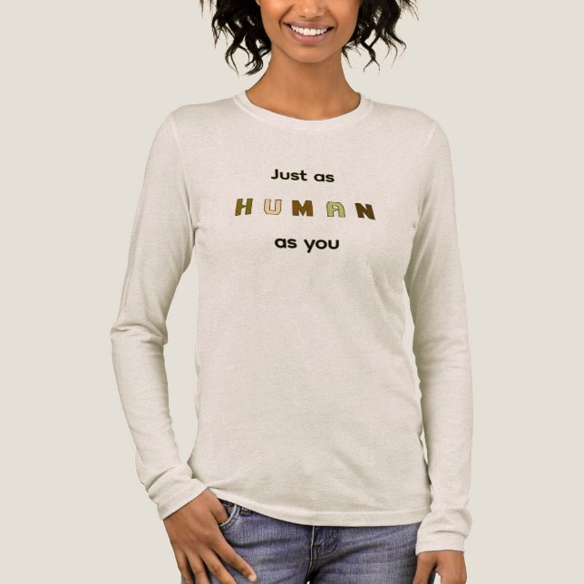 T-SHIRT  EN TRI-MATIÈRE HUMAIN  (Recto)