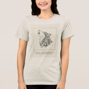 T-shirt En Tri-matière Husky Grâce & Wilderness – Femme Gris Heather