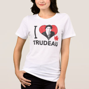 T-shirt En Tri-matière I Heart Trudeau