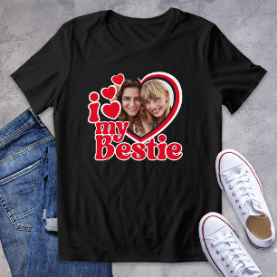 T-shirt En Tri-matière I Love My Bestie Photo Custom