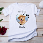 T-shirt En Tri-matière I Love My Dog Personalized Heart Pet Photo<br><div class="desc">Emportez votre meilleur ami avec vous partout où vous allez avec cette chemise amoureux des chiens photo pour animaux de compagnie personnalisée ! Un must pour chaque amoureux des chiens, chien maman et chien papa! Une tournure amusante sur I Love My Dog, cette chemise citation "I Love My Dog" ......</div>