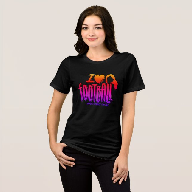 T-shirt En Tri-matière I Love WTF Heart Fiery (Recto plein)
