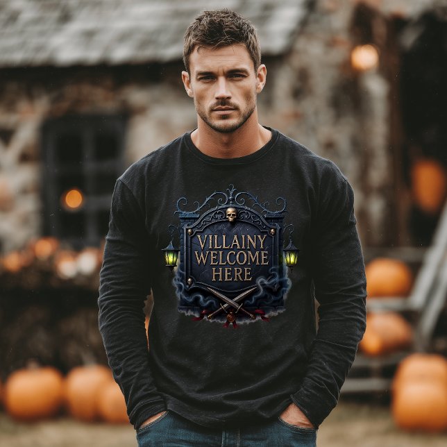 T-shirt En Tri-matière Ici bienvenue la vilenie Halloween (Créateur téléchargé)