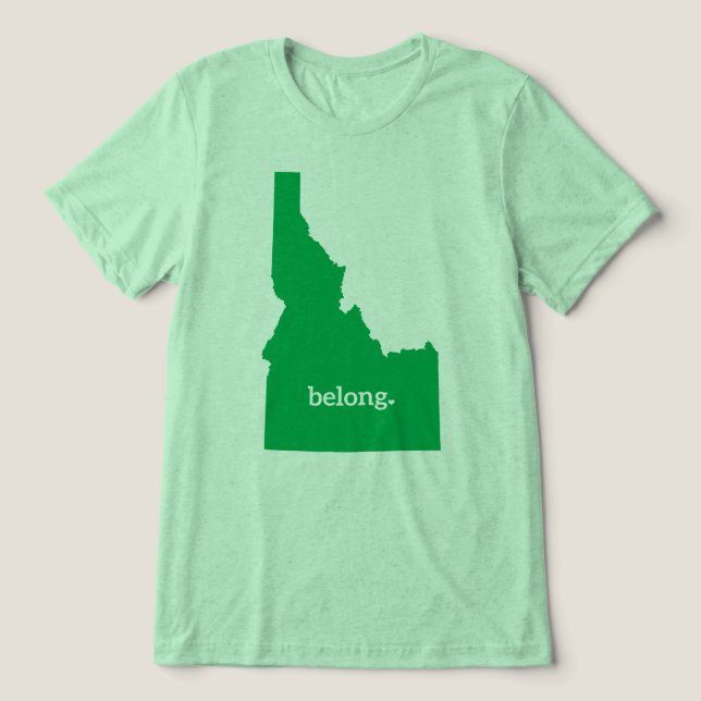 T-shirt En Tri-matière Idaho Belong, State Pride (Design Recto)