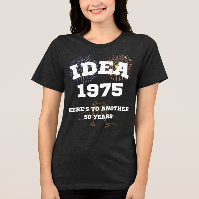 T-shirt En Tri-matière IDEA 50e anniversaire (Recto)