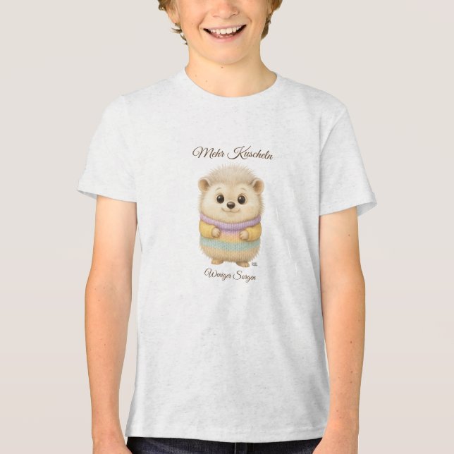 T-shirt En Tri-matière Igel Sort d'hiver Motif (Recto)