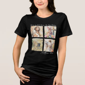 T-shirt En Tri-matière Il est Rised chemise Fleur sauvage tee Printemps P