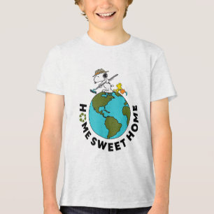 T-shirt En Tri-matière Il N'Y A Pas De Jour des terres Planète B Pour Sau