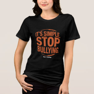 T-shirt En Tri-matière Il s’agit d’un simple arrêt de l’intimidation