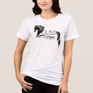 T-shirt En Tri-matière Illustration 2026 Année du cheval