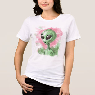 T-shirt En Tri-matière Illustration d'alien classique