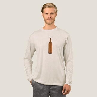 T-shirt En Tri-matière Illustration de bouteille en verre ambre