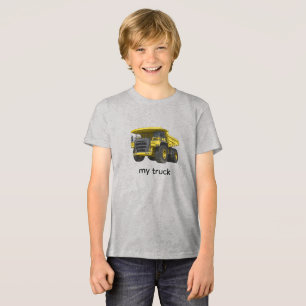 T-shirt En Tri-matière Illustration de camion à benne basculante lourd –