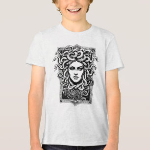 T-shirt En Tri-matière Illustration de Méduse déesse grecque avec des ser