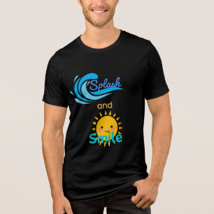 T-shirt En Tri-matière Illustration graphique estivale amusante "Splash a