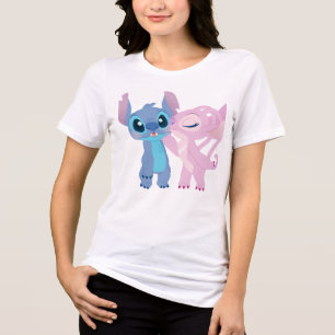 T-shirt En Tri-matière Illustration numérique d'un couple d'aliens mignon