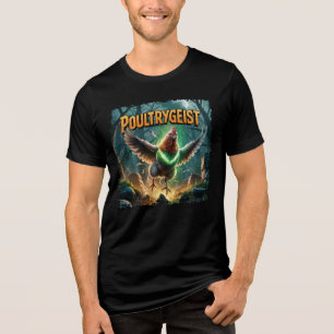 T-shirt En Tri-matière Illustration Poultrygeist Combo Créature Drôle
