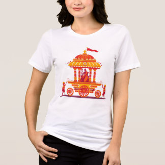 T-shirt En Tri-matière Illustration traditionnelle du char de Rath Yatra 