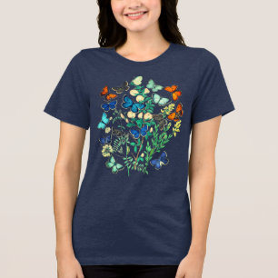 T-shirt En Tri-matière Illustration vintage de la faune - Jardin des papi