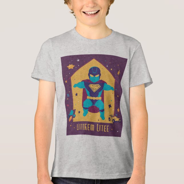 T-shirt En Tri-matière Ilustração vetorial de camiseta bebê heroi (Recto)