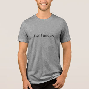 T-shirt En Tri-matière #infamate (ou VOTRE texte) personnalisée