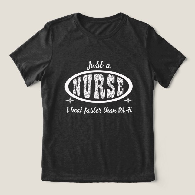 T-shirt En Tri-matière Infirmière-phrase drôle (Design Recto)