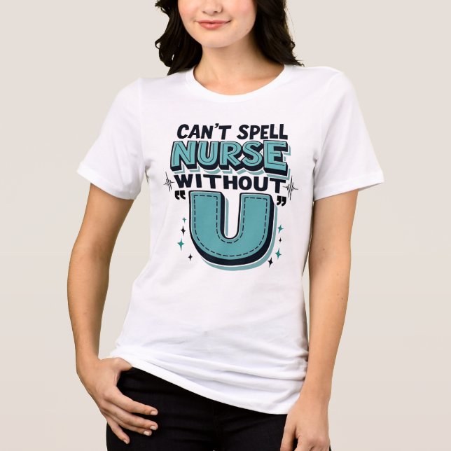 T-shirt En Tri-matière Infirmière sans "U" (Recto)