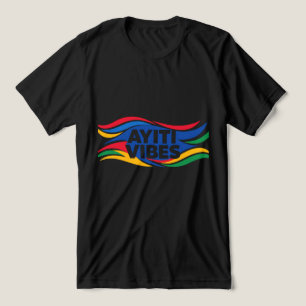 T-shirt En Tri-matière Inspiration aux Vibrations Colorées d'Ayiti