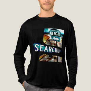 T-shirt En Tri-matière Inspiration "Recherche" sur le brun blanc vert noi
