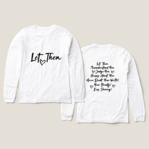 T-shirt En Tri-matière Inspirationnel Laissez-les