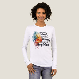 T-shirt En Tri-matière Inspirationnel Vous êtes courageux