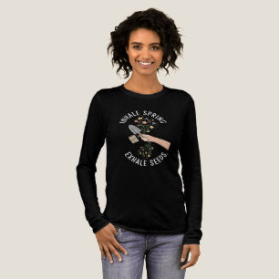 T-shirt En Tri-matière Inspirez le Printemps Expirez les Graines Enthousi
