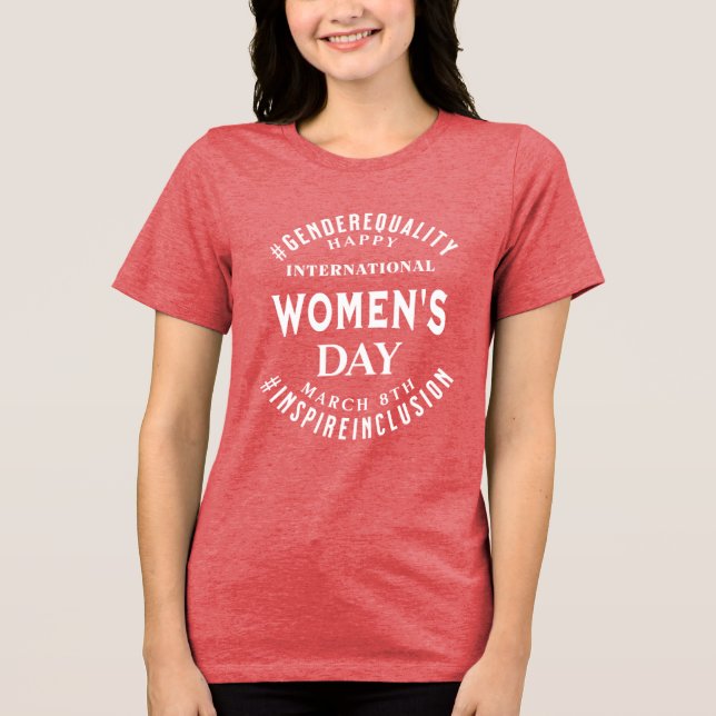 T-shirt En Tri-matière International Women's Day | March 8th Equality (Recto)
