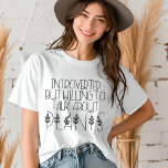 T-shirt En Tri-matière Introduire la typographie moderne amusante du Plan<br><div class="desc">Introvert Plante Lover Funny Modern Typography Womens Tshirt Fashion Top présente le texte "Introverted by ready to talk about plante" dans la typographie de script moderne accentuée par les feuilles. Un cadeau parfait pour elle pour son anniversaire, Noël, la fête des mères et plus encore. Conçu par Evco Studio www.zazzle.com/store/evcostudio...</div>