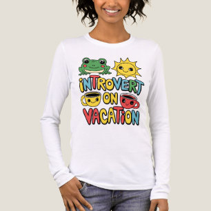 T-shirt En Tri-matière Introvertir le mode vacances pour femmes