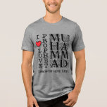 T-shirt En Tri-matière Islamic T Shirt Muslim Clothing Halal Modest Wear<br><div class="desc">Show your love for Prophet Muhammad ﷺ with this simple and meaningful Islamic T-shirt. A respectful design representing faith and Muslim identity,  perfect for everyday wear,  Jummah,  Ramadan,  and Eid,  or as a thoughtful gift for Muslims.</div>
